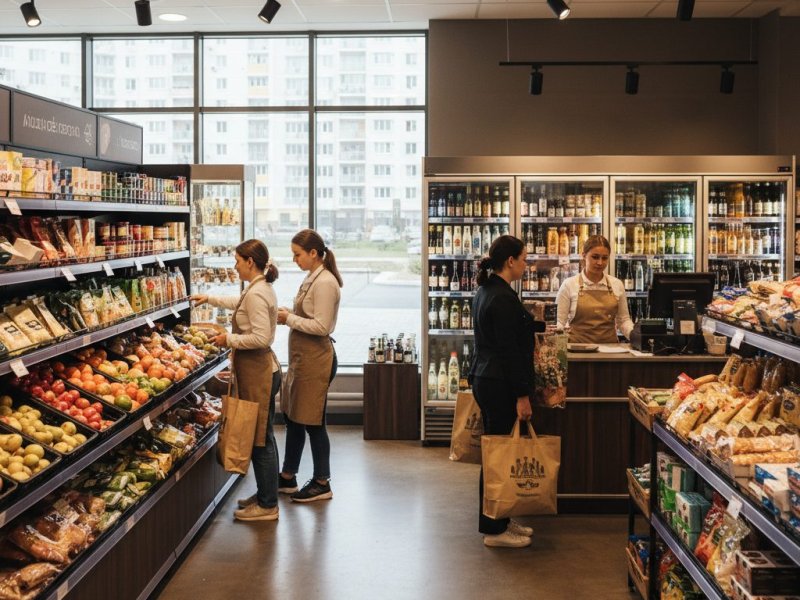 Продуктовый магазин. Прибыль 200к