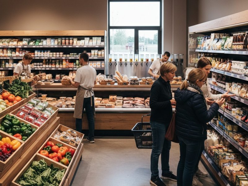 Продуктовый магазин. Прибыль 550к