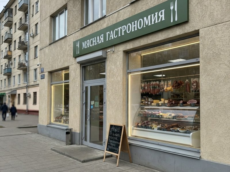 Магазин мясной гастрономии в Москве с прибылью 200 тыс. в мес.