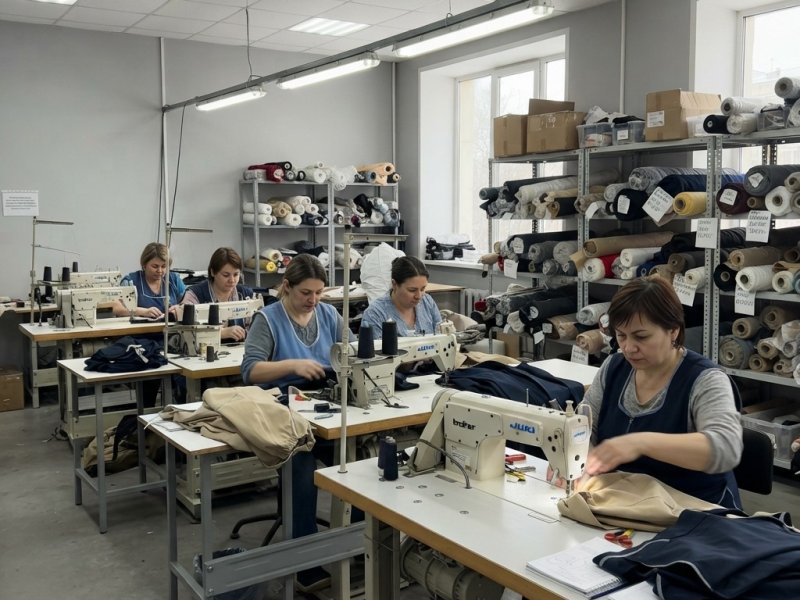 Текстильное производство в Москве с прибылью 1,5 млн руб.