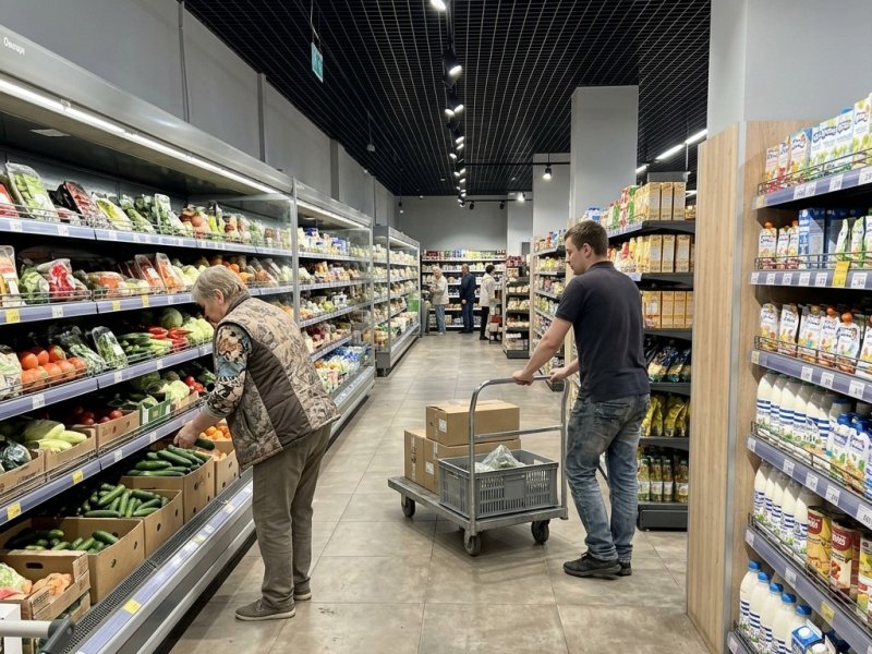 Продуктовый магазин. Прибыль 750к