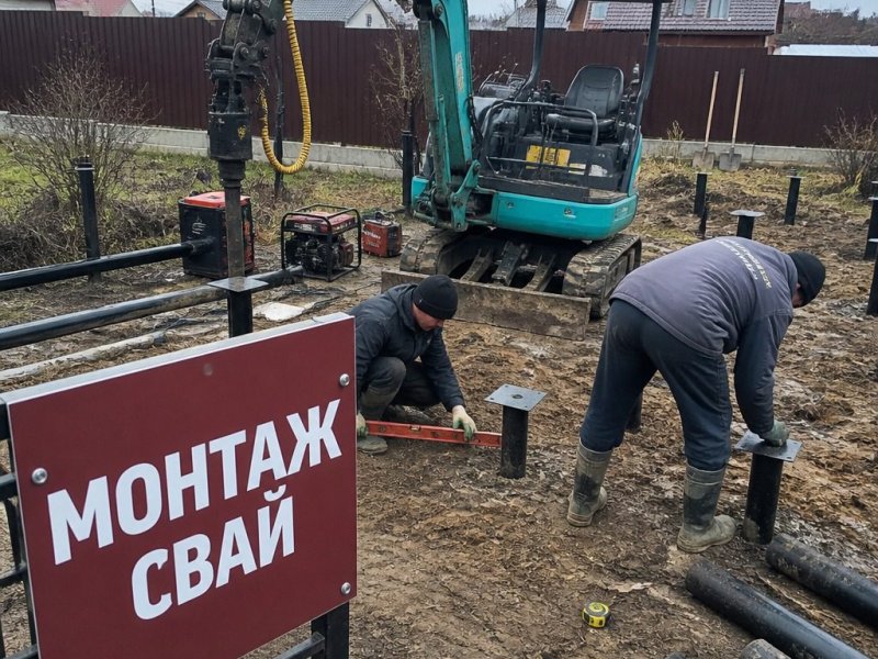 Монтаж винтовых свай. Прибыль 1.05млн