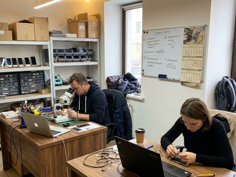 Продаётся готовый бизнес. Сервис по ремонту смартфонов. Прибыль 260к