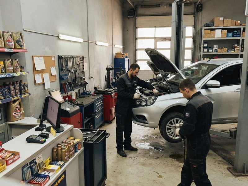 Готовый бизнес автосервис и магазин