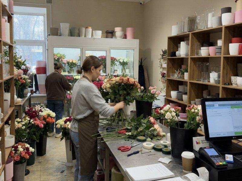 Цветочный магазин с окупаемостью 14 мес.