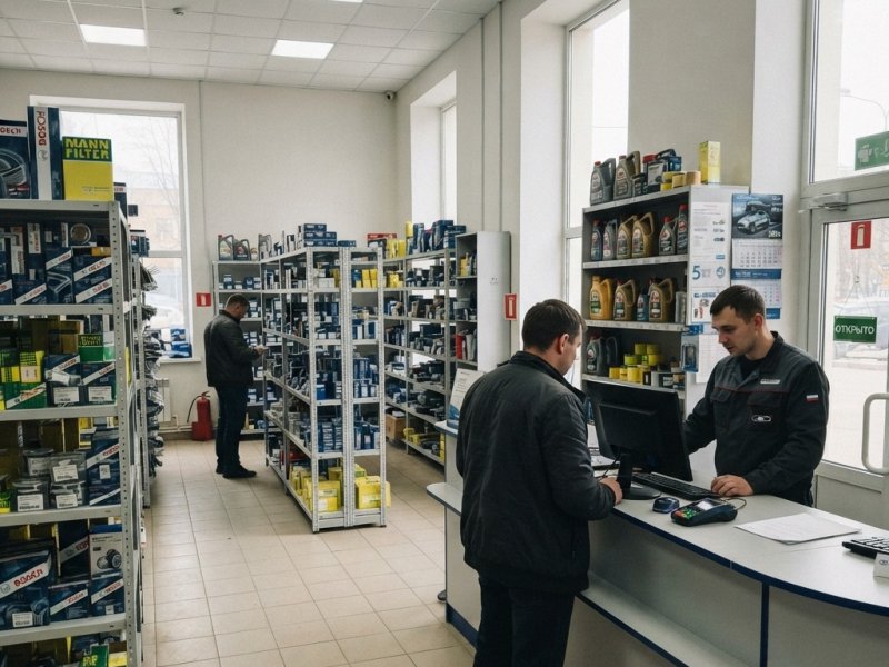 Магазин автозапчастей и СТО в Тихорецке в отдельно стоящем здании
