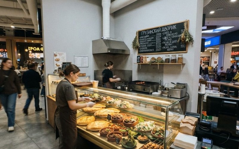 Корнер грузинской кухни в Москве с окупаемостью 10 мес